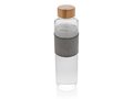 IMPACT borosilicaat glazen fles met bamboe deksel - 750 ml