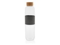 IMPACT borosilicaat glazen fles met bamboe deksel - 750 ml 3