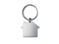 Metalen sleutelhanger huis 4