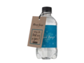 Kraft kaartje voor waterflesje