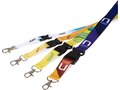 Lanyard met 1 zijde sublimatie voorzien van haak en buckle