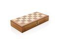 Luxe houten opvouwbare schaakset 1