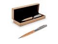 Metalen kurk pen met kurk giftbox