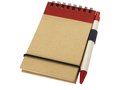 Gerecycled flip-over notitieboekje met pen 12