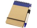 Gerecycled flip-over notitieboekje met pen 7