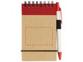 Gerecycled flip-over notitieboekje met pen 13