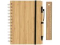 Bamboe notitieboek set 4