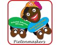 Pietenmaskers met gestanste veer 1