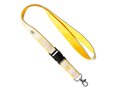 Custom-Made Polyester lanyard met satijnen laag en zeefdruk – volledig eigen design 1
