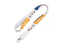 Custom-Made Satijnen lanyard met éénzijdig sublimatie logo – volledig eigen design