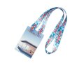 Custom-Made Polyester sublimatie lanyard met badgehouder zonder metalen haak – volledig eigen design