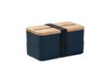 Gerecycled lunchbox met bestek