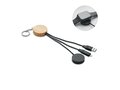 Sleutelhanger met 4-in-1 60W kabel