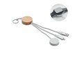 Sleutelhanger met 4-in-1 60W kabel