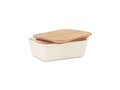 Lunchbox met bamboe deksel 20 x 13,5 x 6,5 cm 10