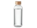 Glazen drinkfles bamboe dop - 650 ml 2