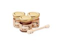 Set van 3 wilde bloemen honingpotjes