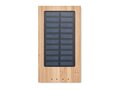 Solar bamboe powerbank - 4000 mAh 6