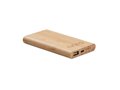 Bamboe powerbank 4000 mAh 3