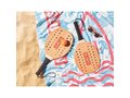 Rozenhout strand tennis set 2