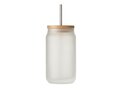 Sublimatie drinkbeker mason jar met rietje - 450 ml 5