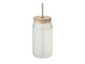 Sublimatie drinkbeker mason jar met rietje - 450 ml 6