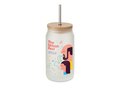 Sublimatie drinkbeker mason jar met rietje - 450 ml 4