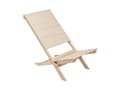 Opvouwbare houten strandstoel long 5