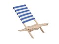 Opvouwbare houten strandstoel long