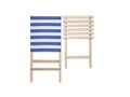 Opvouwbare houten strandstoel 10