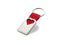 Metalen sleutelhanger red hart