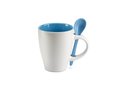 Keramische koffiemok met lepel - 250 ml