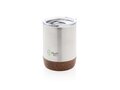 RCS gerecycled roestvrijstalen koffiebeker met kurk - 180 ml 6
