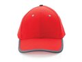 Impact AWARE ™ 6 panel cap van geborsteld katoen met bies 24