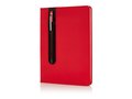 Standaard hardcover PU A5 notitieboek met stylus pen 6