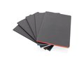 Softcover PU notitieboek met gekleurde accent rand 13