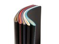 Softcover PU notitieboek met gekleurde accent rand 21