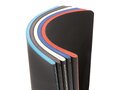 Softcover PU notitieboek met gekleurde accent rand 23
