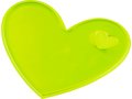 Reflecterende sticker hart voor kleding, pet, fiets of tas 1