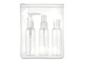 Reisset met 3 lege flesjes van 60 ml