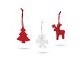 Set van 3 Kerst decoraties