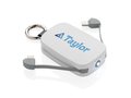 Sleutelhanger powerbank met geintegreerde kabels - 1.200 mAh 5