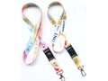 Budget Sublimation lanyard met buckle 25 mm