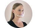 Transparant gezichtsmasker met verstelbare bandjes