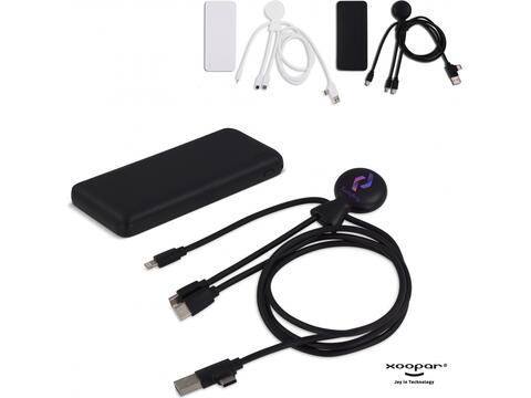 Xoopar Mr. Bio Powerbank and cable pack 7.000mAh