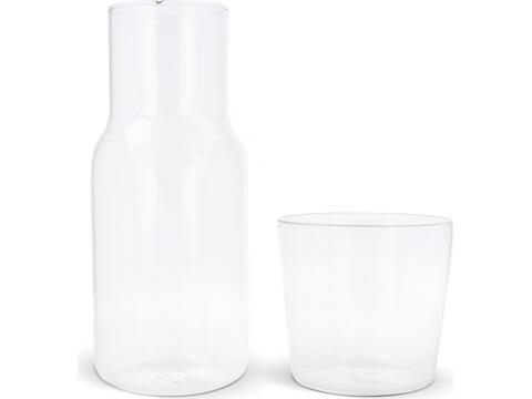 Caraffe 550ml en drinkglas 250ml set