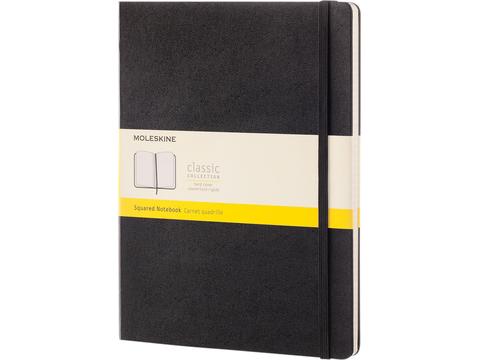 Classic XL hard cover notitieboek - ruitjes