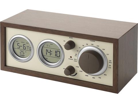 Klassieke houten radio