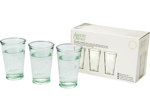 3 waterglazen van Jamie Oliver - 3x 350 ml