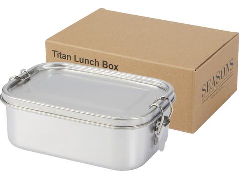 Titan lunchtrommel van gerecycled roestvrij staal